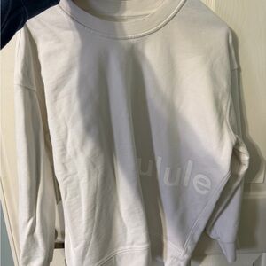 lululemon word mark crewneck sweatshirt